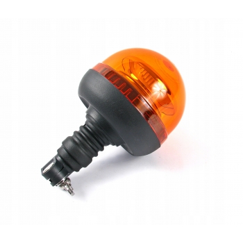LAMPA BŁYSKOWA KOGUT 36 LED 12/24V FLEX + TRZPIEŃ TYP O MOCOWANIE LAMPY