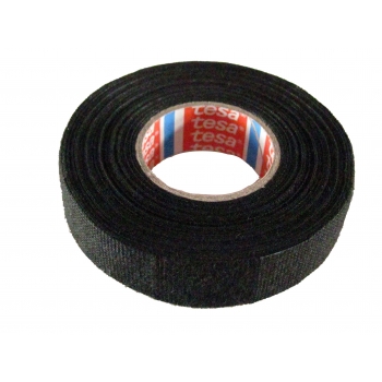 TAŚMA IZOLACYJNA TEKSTYLNA (parciana) z meszkiem TESA klej kauczuk 19x15 mm