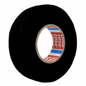 TAŚMA IZOLACYJNA TEKSTYLNA (parciana) z meszkiem TESA klej kauczuk 19x15 mm