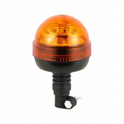LAMPA OSTRZEGAWCZA KOGUT LED NA TRZPIEŃ FLEX błyskowa 4 TRYBY PRACY BŁYSKI