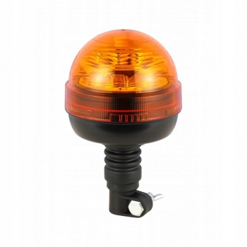 LAMPA OSTRZEGAWCZA KOGUT LED NA TRZPIEŃ FLEX błyskowa 4 TRYBY PRACY BŁYSKI