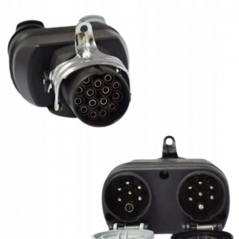 ADAPTER 15/7 15 PIN 7 PIN ELEKTRYCZNY BOX PRZEJŚCIÓWKA DO CIĘŻARÓWKI 24V