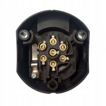 GNIAZDO ELEKTRYCZNE HAKA 7+1 PIN 12V PLASTIKOWE PRZYCZEPA SAMOCHODOWA