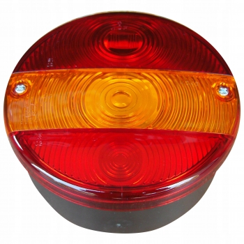 LAMPY TYLNE KOMPLET ŚWIATEŁ DO PRZYCZEP NACZEP LAMPY OKRĄGŁE LEWA PRAWA