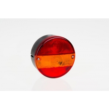 LAMPY TYLNE KOMPLET ŚWIATEŁ DO PRZYCZEP NACZEP LAMPY OKRĄGŁE LEWA PRAWA