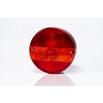 LAMPY TYLNE KOMPLET ŚWIATEŁ DO PRZYCZEP NACZEP LAMPY OKRĄGŁE LEWA PRAWA