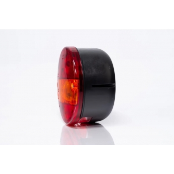 LAMPY TYLNE KOMPLET ŚWIATEŁ DO PRZYCZEP NACZEP LAMPY OKRĄGŁE LEWA PRAWA