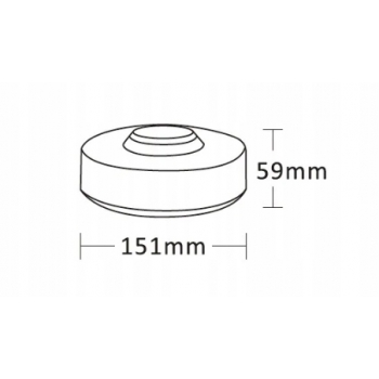LAMPA BŁYSKOWA KOGUT UFO 12V 24V 48 LED NA MAGNES LAMPA OSTRZEGAWCZA