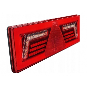 ZESTAW LAMPY TYLNE LED Z REZYSTOREM LEWA PRAWA DO PRZYCZEP LAWET TIR 12-24V