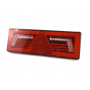 ZESTAW LAMPY TYLNE LED Z REZYSTOREM LEWA PRAWA DO PRZYCZEP LAWET TIR 12-24V