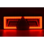 ZESTAW LAMPY TYLNE LED Z REZYSTOREM LEWA PRAWA DO PRZYCZEP LAWET TIR 12-24V