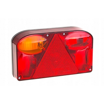 GOTOWY ZESTAW LAMP ŚWIATŁA LAMPY DO PRZYCZEP 7 PIN PRZEWÓD 4,5 METRY
