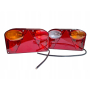 LAMPY TYLNE FT-088 Z PRZEWODEM + ŻARÓWKI ŚWIATŁA PRZYCZEPY LEWA PRAWA