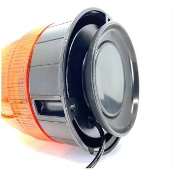 LAMPA BŁYSKOWA 24 LED KOGUT Magnes przyssawka PRZEWÓD SPIRALNY WTYCZKA 4 błyski
