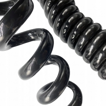 PRZEDŁUŻACZ do PRZYCZEP spiralny przewód WTYCZKA GNIAZDO 7 PIN SPIRALA 1,5m