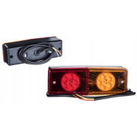 LAMPA TYLNA LED 12V DWUSEGMENTOWA TRAKTOR PRZYCZEPA ROLNIK TRAKTOR CIĄGNIK