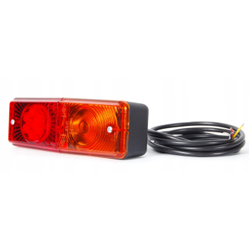 LAMPA TYLNA LED 12V DWUSEGMENTOWA TRAKTOR PRZYCZEPA ROLNIK TRAKTOR CIĄGNIK