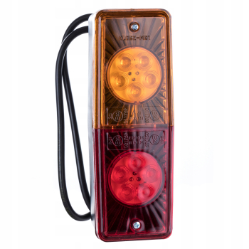 LAMPA TYLNA LED 12V DWUSEGMENTOWA TRAKTOR PRZYCZEPA ROLNIK TRAKTOR CIĄGNIK