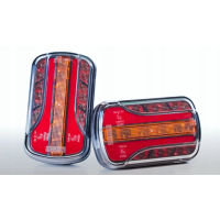 MAŁA LAMPA IP69 uniwersalna LED NEON 12-36V 3-funkcyjna przyczep śmieciarka