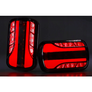 MAŁA LAMPA IP69 uniwersalna LED NEON 12-36V 3-funkcyjna przyczep śmieciarka
