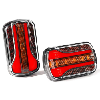 MAŁA LAMPA IP69 uniwersalna LED NEON 12-36V 3-funkcyjna przyczep śmieciarka
