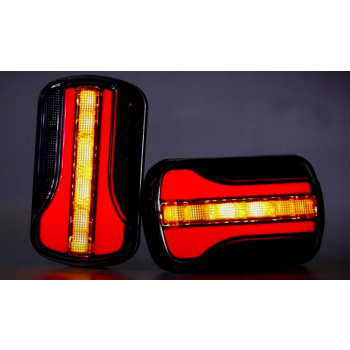 MAŁA LAMPA IP69 uniwersalna LED NEON 12-36V 3-funkcyjna przyczep śmieciarka