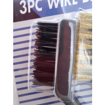 ZESTAW SZCZOTKA MINI SZCZOTECZKI DRUCIANE do czyszczenia usuwania RDZY 3szt