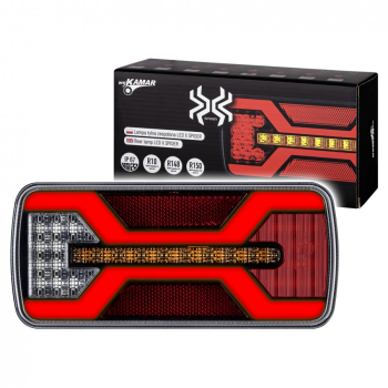 x2 LAMPA TYLNA 69 diod LED do przyczep KOMPLET LEWA PRAWA IP67 REZYSTOR