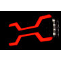 x2 LAMPA TYLNA 69 diod LED do przyczep KOMPLET LEWA PRAWA IP67 REZYSTOR