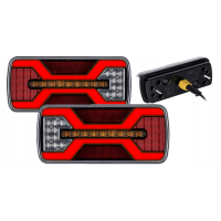 x2 LAMPA TYLNA diod LED przyczep LEWA PRAWA IP67 REZYSTOR GNIAZDO BAJONET