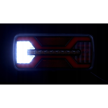 x2 LAMPA TYLNA diod LED przyczep LEWA PRAWA IP67 REZYSTOR GNIAZDO BAJONET