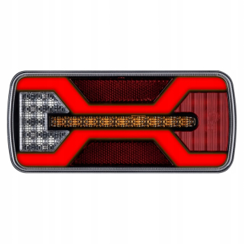 x2 LAMPA TYLNA diod LED przyczep LEWA PRAWA IP67 REZYSTOR GNIAZDO BAJONET