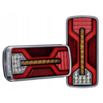 x2 LAMPA TYLNA diod LED przyczep LEWA PRAWA IP67 REZYSTOR GNIAZDO BAJONET