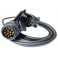 ADAPTER 13/7 PRZEJŚCIÓWKA PRZEWÓD WTYCZKA GNIAZDO PRZEDŁUŻACZ PRZYCZEP 5M