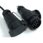 ADAPTER 13/7 PRZEJŚCIÓWKA PRZEWÓD WTYCZKA GNIAZDO PRZEDŁUŻACZ PRZYCZEP 5M