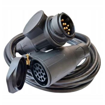 PRZEDŁUŻACZ KABEL 9m 13 pin ZŁĄCZE 13 PINOWE DO PRZYCZEPY GNIAZDO-WTYCZKA