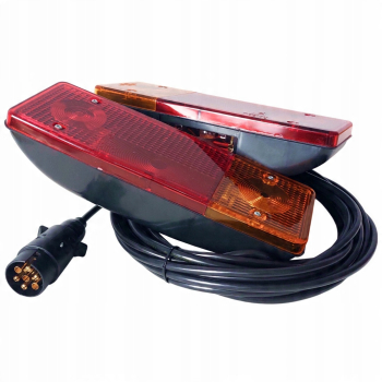 ŚWIATŁA TYLNE ZESTAW LAMP PRZYCZEP URSUS ZETOR CIĄGNIK TRAKTOR przewód 10 m