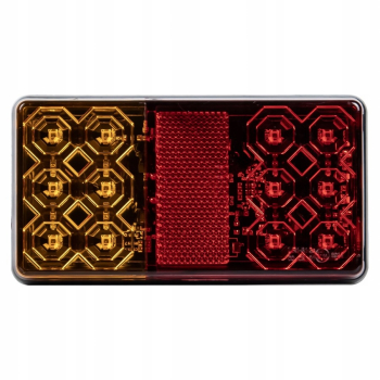 x2 LAMPA TYLNA LED 12V + PODSWIETLENIE TABLICY LAMPY DO PRZYCZEP UNIWERSALNA
