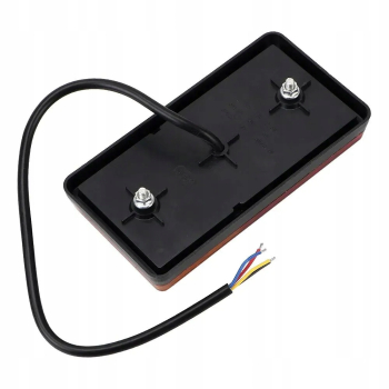 x2 LAMPA TYLNA LED 12V + PODSWIETLENIE TABLICY LAMPY DO PRZYCZEP UNIWERSALNA
