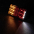 GOTOWY ZESTAW LAMP DO PRZYCZEP 16 LED DIOD WTYCZKA 7 PIN 5 METR + TABLICA