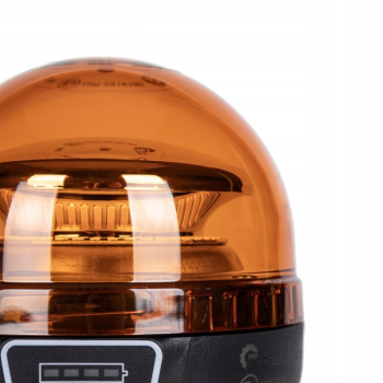LAMPA OSTRZEGAWCZA LED KOGUT na Magnes BEZPRZEWODOWA AKUMULATOR + PILOT