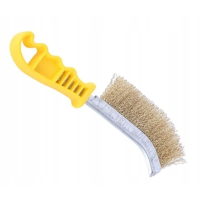 SZCZOTKA DRUCIANA WĄSKA RĘCZNA CZYSZCZENIA usuwania RDZY UNIWERSALNA 24cm