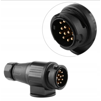 PRZEDŁUŻACZ KABEL 3m 13 pin ZŁĄCZE 2 WTYCZKI 13 PINOWE DO PRZYCZEPY