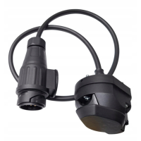 PRZEDŁUŻACZ 13 PIN PRZEDŁUŻKA do PRZYCZEP BAGAŻNIKÓW GNIAZDO - WTYCZKA 70cm