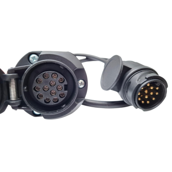 PRZEDŁUŻACZ 13 PIN PRZEDŁUŻKA do PRZYCZEP BAGAŻNIKÓW GNIAZDO - WTYCZKA 70cm