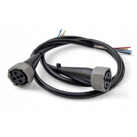 ZESTAW WTYCZKA BAJONET 5 PIN ZŁĄCZE KOSTKA PRAWA+LEWA PRZEWÓD 0,5M 5x0,75