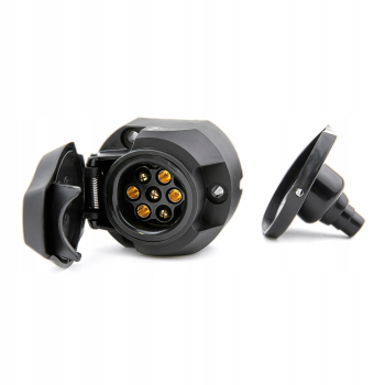 WIĄZKA 7 pin 7x0,75 INSTALACJA UNIWERSALNA HAK HOLOWNICZY GNIAZDO +OSŁONKA