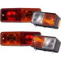 ZESTAW LAMP KOMPLET PRZÓD TYŁ DO CIĄGNIKA TRAKTORA URSUS C360 ZETOR
