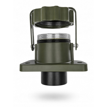 GNIAZDO + WTYCZKA NATO 2-PIN METALOWE ZACISKANE SKRĘCANE 24V 135A