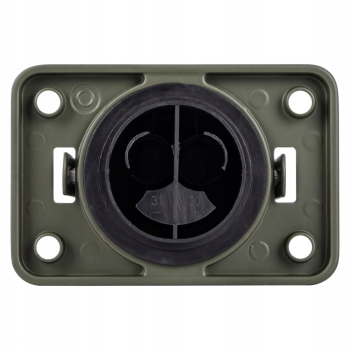 GNIAZDO + WTYCZKA NATO 2-PIN METALOWE ZACISKANE SKRĘCANE 24V 135A